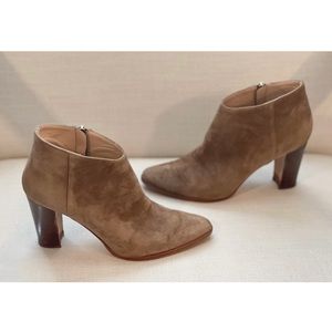 MANOLO BLAHNIK Brusta Suede Ankle Boots